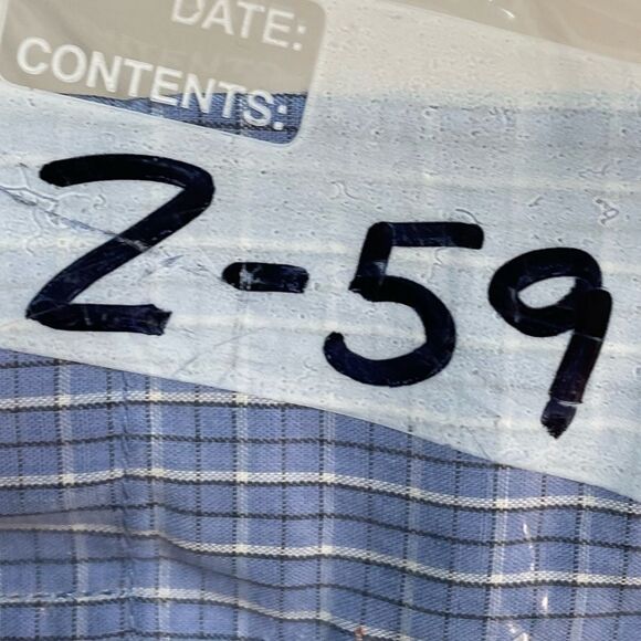 5 for $25🔥Van Heusen Blue Plaid Button Front Short Sleeve Shirt 3XLT - Picture 4 of 4